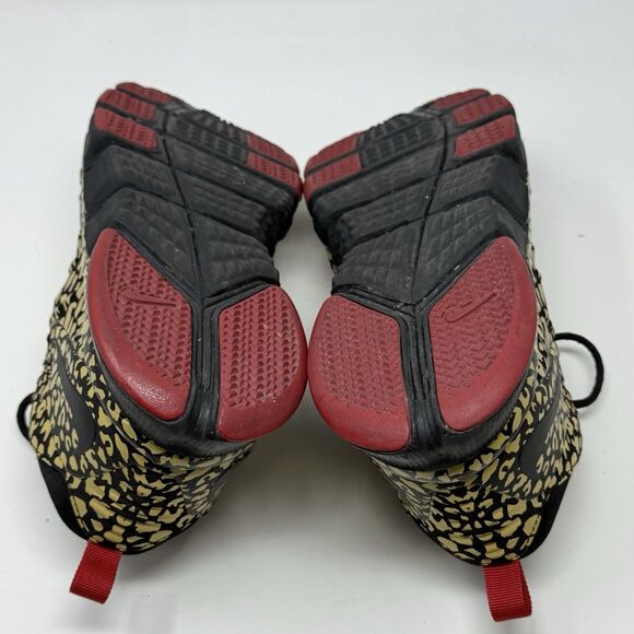 Nike Free Trainer 7.0 Unleash Speed Sneakers Mens 11 Gold Black Cheetah Mid Top - Picture 15 of 16